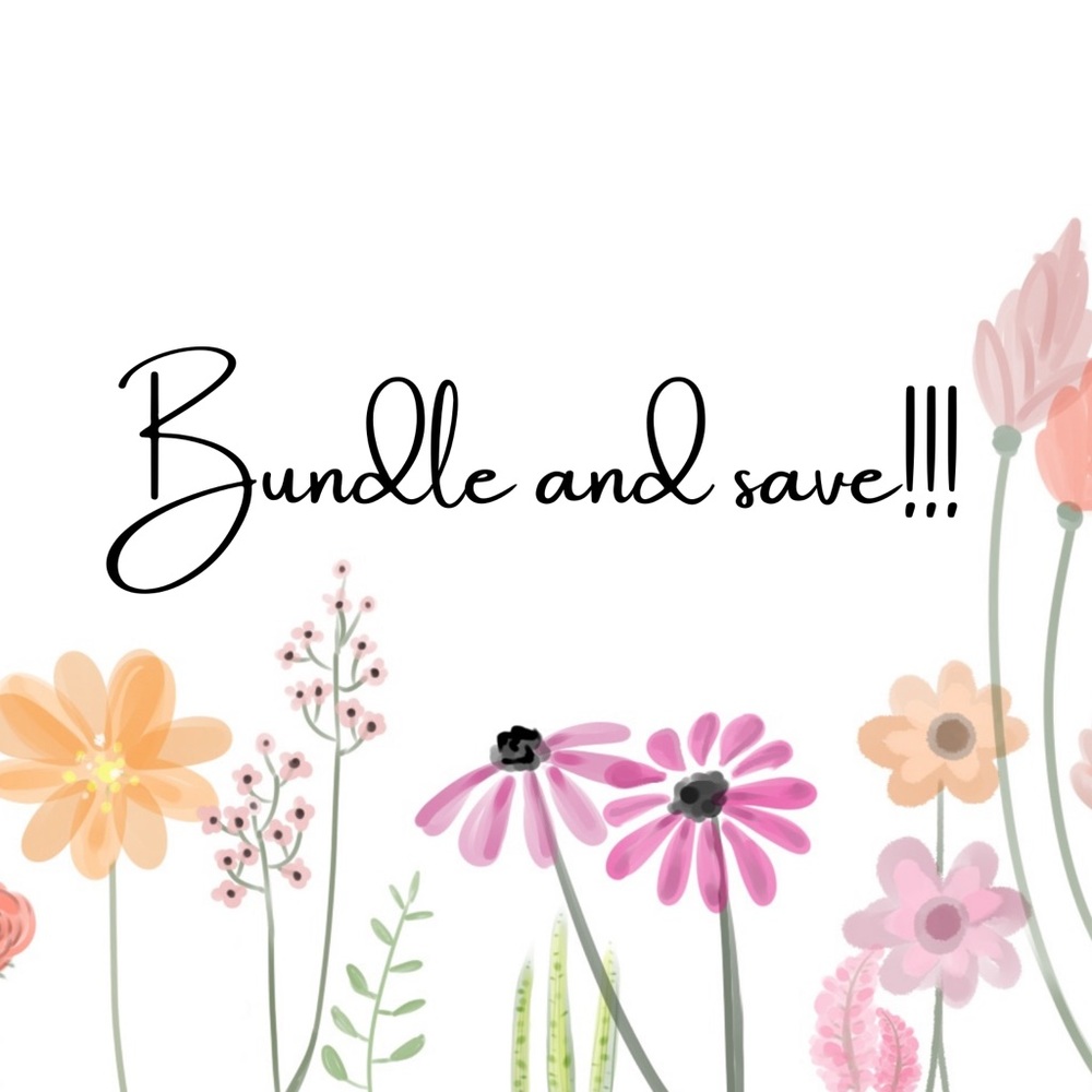 Bundle items and save!!!